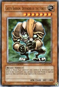 Green Baboon, Defender of the Forest [JUMP-EN014] Ultra Rare | Exor Games Truro