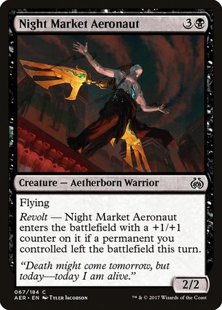 Night Market Aeronaut [Aether Revolt] | Exor Games Truro