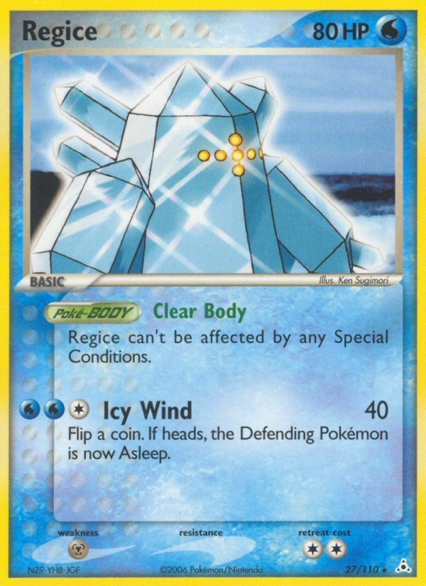 Regice (27/110) [EX: Holon Phantoms] | Exor Games Truro