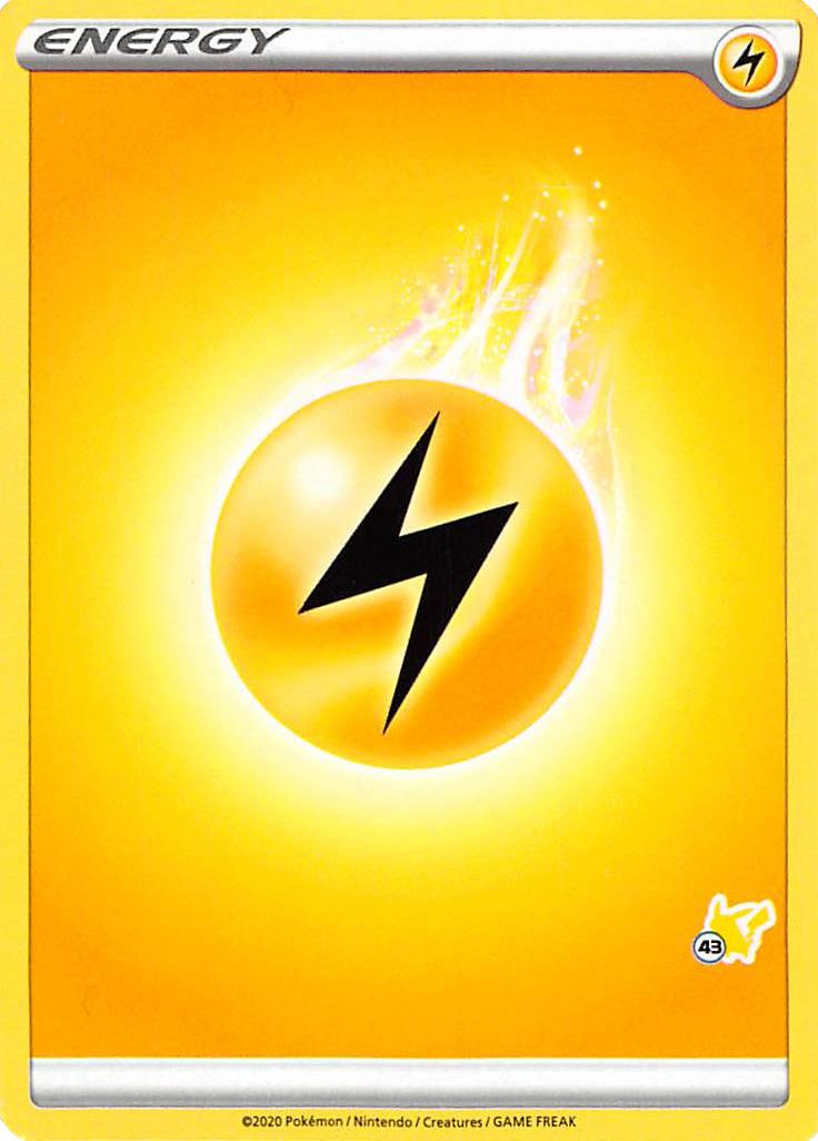 Lightning Energy (Pikachu Stamp #43) [Battle Academy 2022] | Exor Games Truro