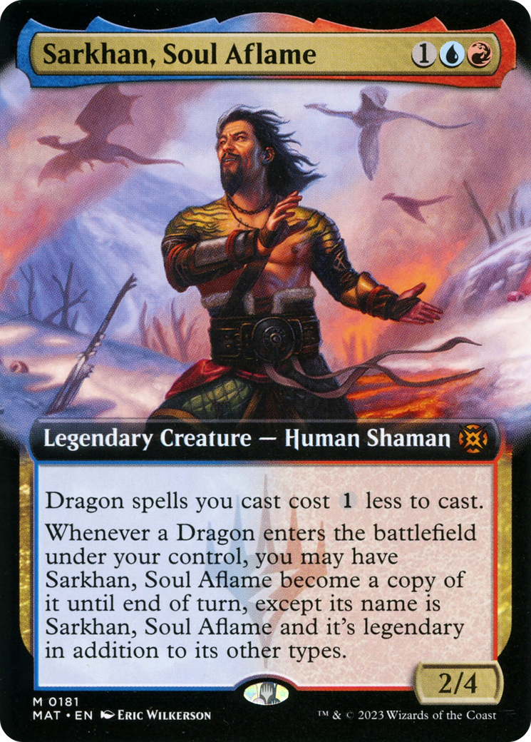 Sarkhan, Soul Aflame (Extended Art) [March of the Machine: The Aftermath] | Exor Games Truro