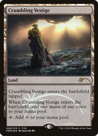 Crumbling Vestige [Friday Night Magic 2016] | Exor Games Truro