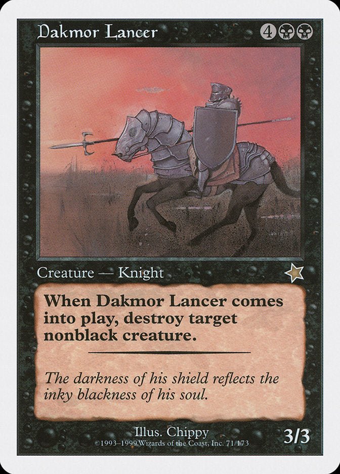 Dakmor Lancer [Starter 1999] | Exor Games Truro