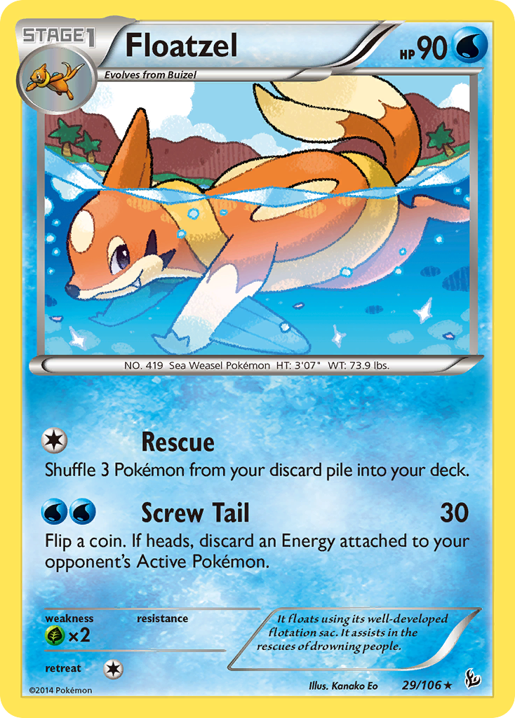 Floatzel (29/106) [XY: Flashfire] | Exor Games Truro