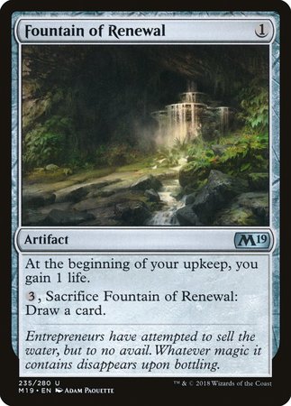 Fountain of Renewal [Core Set 2019] | Exor Games Truro