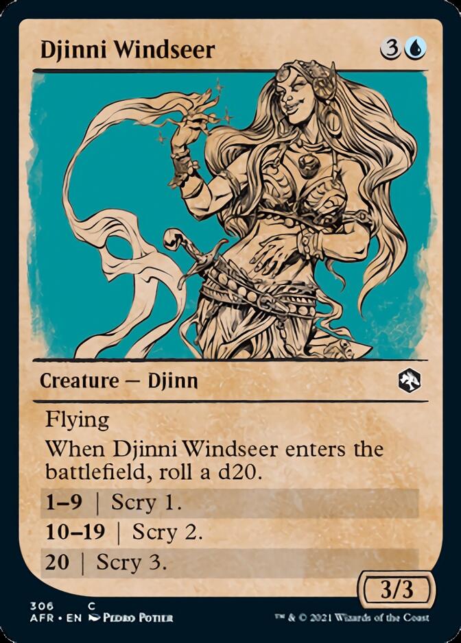 Djinni Windseer (Showcase) [Dungeons & Dragons: Adventures in the Forgotten Realms] | Exor Games Truro