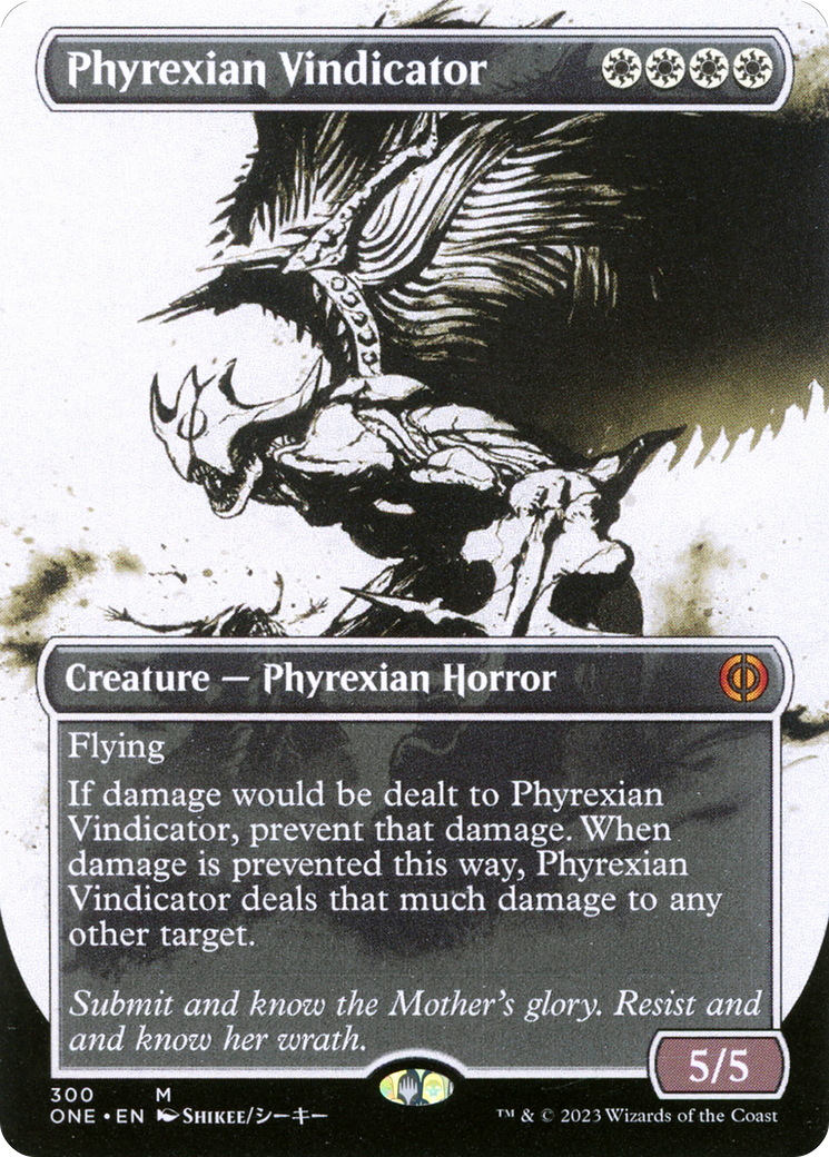Phyrexian Vindicator (Borderless Ichor) [Phyrexia: All Will Be One] | Exor Games Truro