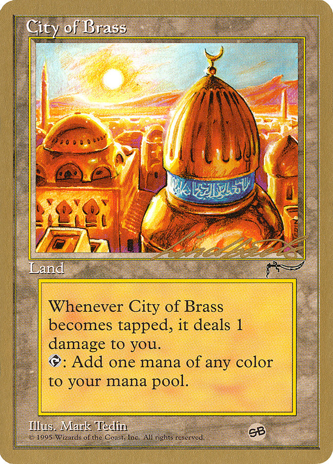 City of Brass (Leon Lindback) (SB) [Pro Tour Collector Set] | Exor Games Truro
