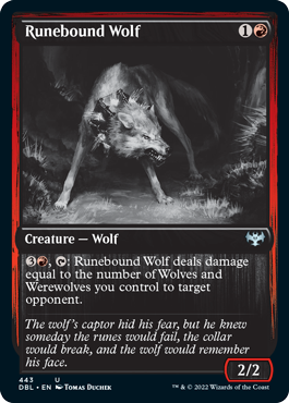 Runebound Wolf [Innistrad: Double Feature] | Exor Games Truro