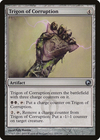 Trigon of Corruption [Scars of Mirrodin] | Exor Games Truro