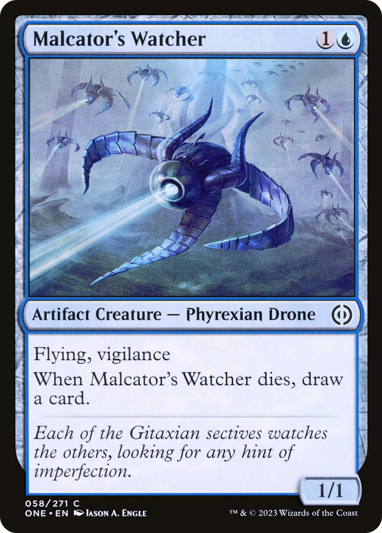 Malcator's Watcher [Phyrexia: All Will Be One] | Exor Games Truro