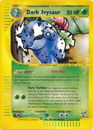 Dark Ivysaur (6) (Winner) (Jumbo Card) [Best of Promos] | Exor Games Truro