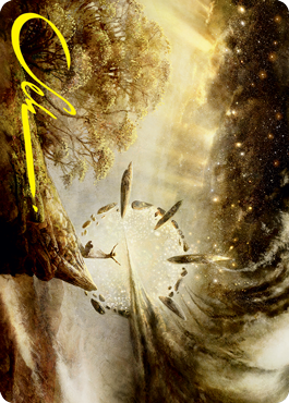 Harness Infinity Art Card (Gold-Stamped Signature) [Strixhaven: School of Mages Art Series] | Exor Games Truro