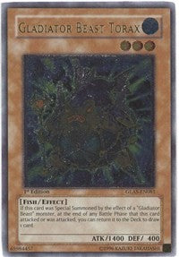 Gladiator Beast Torax (UTR) [GLAS-EN081] Ultimate Rare | Exor Games Truro