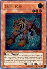 Test Tiger (UTR) [GLAS-EN082] Ultimate Rare | Exor Games Truro