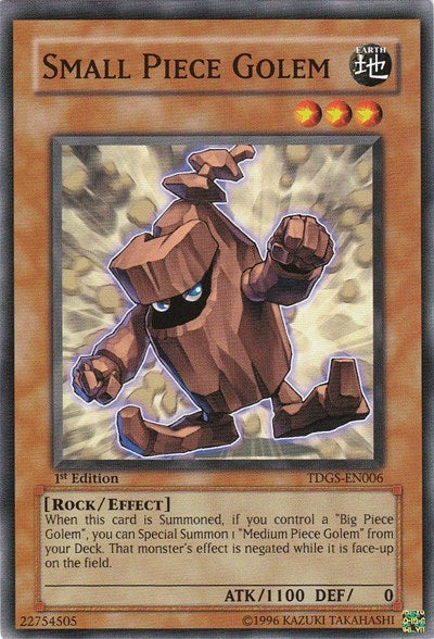 Small Piece Golem [TDGS-EN006] Common | Exor Games Truro