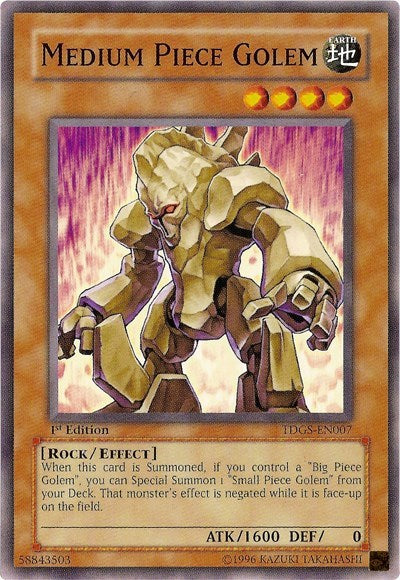 Medium Piece Golem [TDGS-EN007] Common | Exor Games Truro