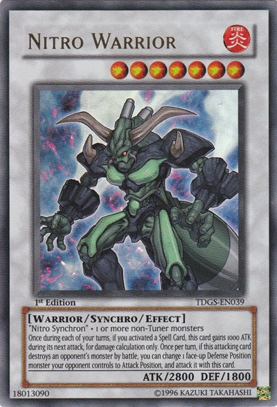 Nitro Warrior [TDGS-EN039] Ultra Rare | Exor Games Truro