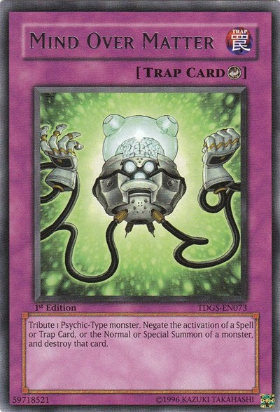 Mind Over Matter [TDGS-EN073] Rare | Exor Games Truro