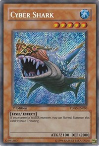 Cyber Shark [TDGS-EN086] Secret Rare | Exor Games Truro