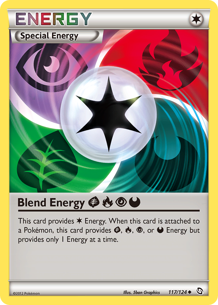 Blend Energy GrassFirePsychicDarkness (117/124) [Black & White: Dragons Exalted] | Exor Games Truro