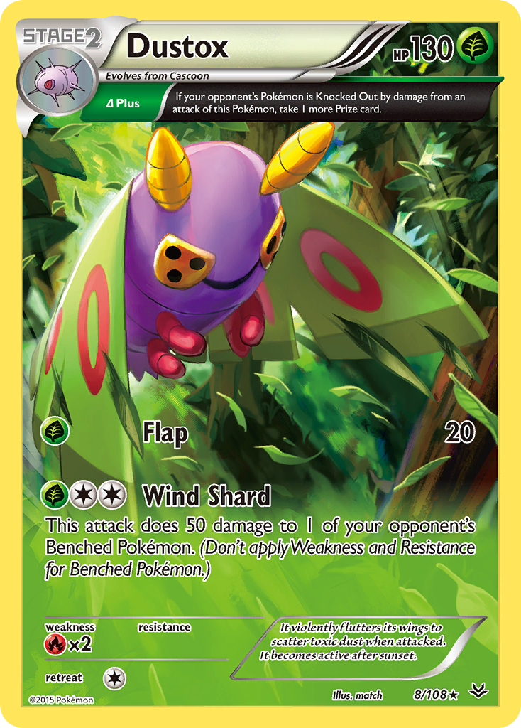 Dustox (8/108) [XY: Roaring Skies] | Exor Games Truro