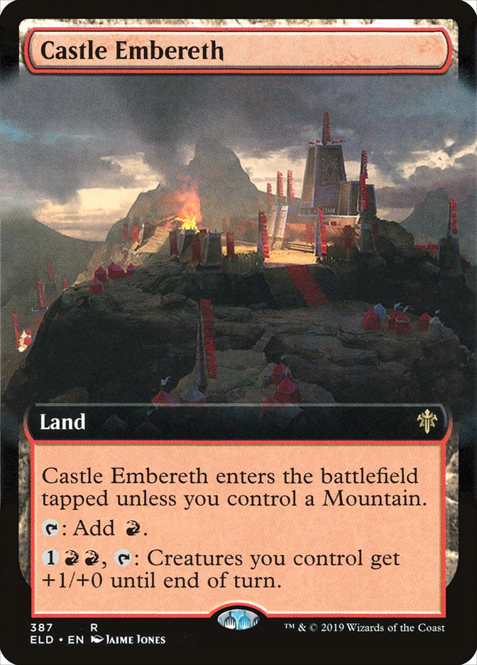 Castle Embereth (Extended Art) [Throne of Eldraine] | Exor Games Truro