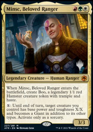 Minsc, Beloved Ranger (Promo Pack) [Dungeons & Dragons: Adventures in the Forgotten Realms Promos] | Exor Games Truro