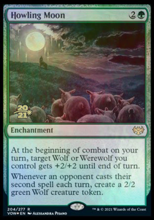 Howling Moon [Innistrad: Crimson Vow Prerelease Promos] | Exor Games Truro