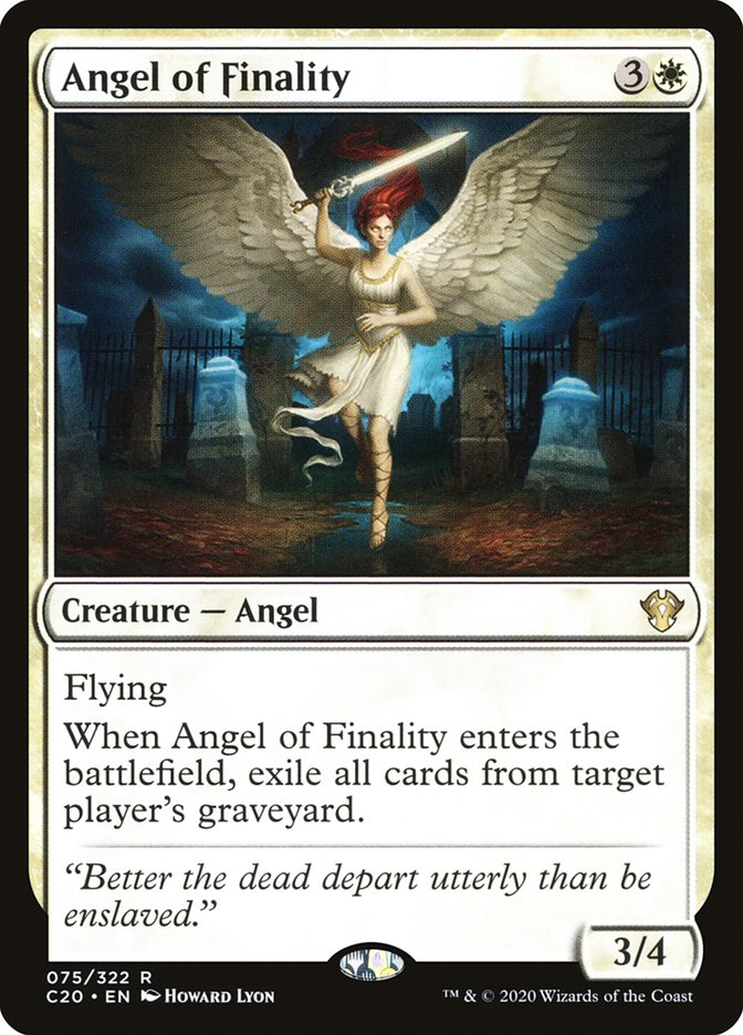 Angel of Finality [Commander 2020] | Exor Games Truro