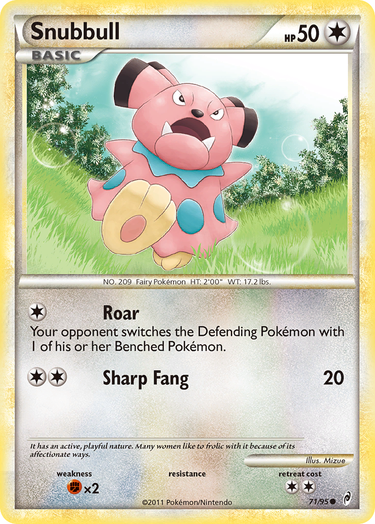 Snubbull (71/95) [HeartGold & SoulSilver: Call of Legends] | Exor Games Truro
