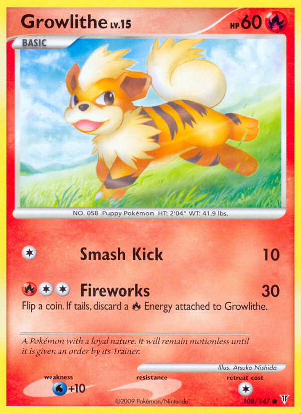 Growlithe (108/147) [Platinum: Supreme Victors] | Exor Games Truro