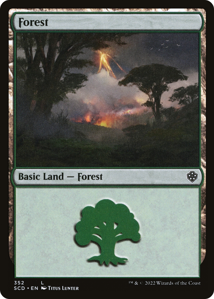 Forest (352) [Starter Commander Decks] | Exor Games Truro