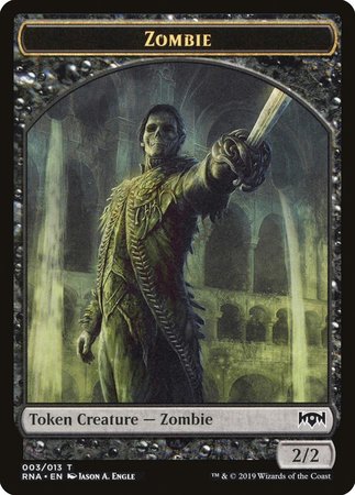 Zombie Token [Ravnica Allegiance Tokens] | Exor Games Truro