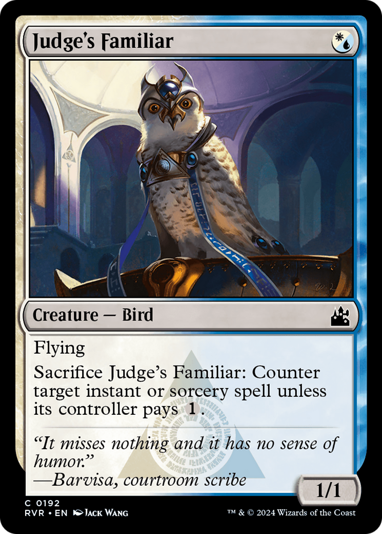 Judge's Familiar [Ravnica Remastered] | Exor Games Truro