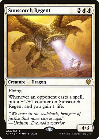 Sunscorch Regent [Commander 2017] | Exor Games Truro