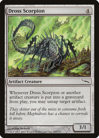 Dross Scorpion [Mirrodin] | Exor Games Truro