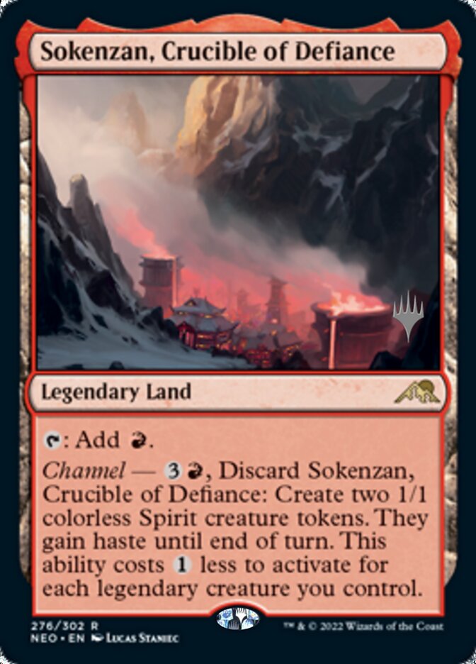 Sokenzan, Crucible of Defiance (Promo Pack) [Kamigawa: Neon Dynasty Promos] | Exor Games Truro