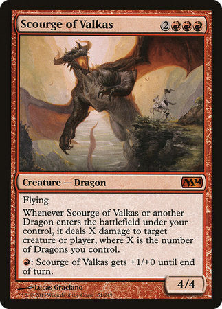 Scourge of Valkas [Magic 2014] | Exor Games Truro