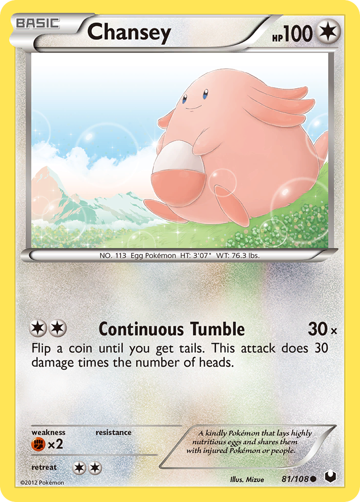 Chansey (81/108) [Black & White: Dark Explorers] | Exor Games Truro