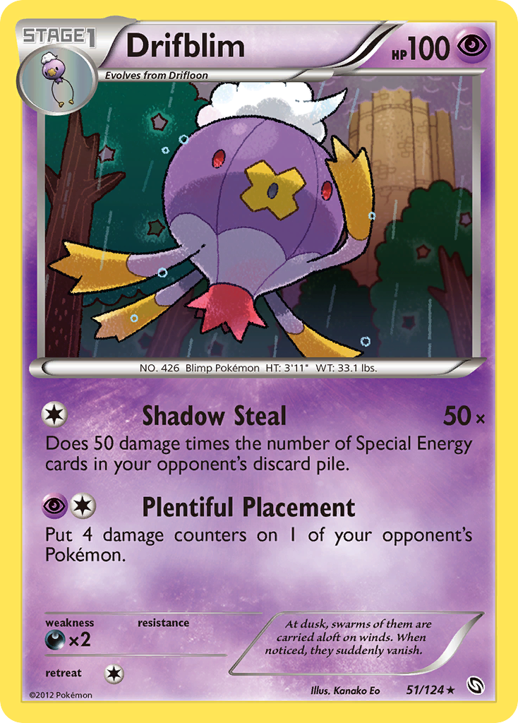 Drifblim (51/124) [Black & White: Dragons Exalted] | Exor Games Truro