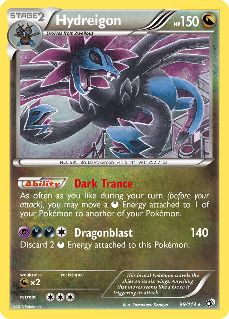 Hydreigon (99/113) [Black & White: Legendary Treasures] | Exor Games Truro