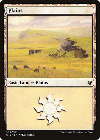 Plains (339) [Commander 2016] | Exor Games Truro