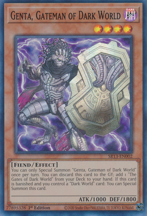 Genta, Gateman of Dark World [SR13-EN002] Super Rare | Exor Games Truro