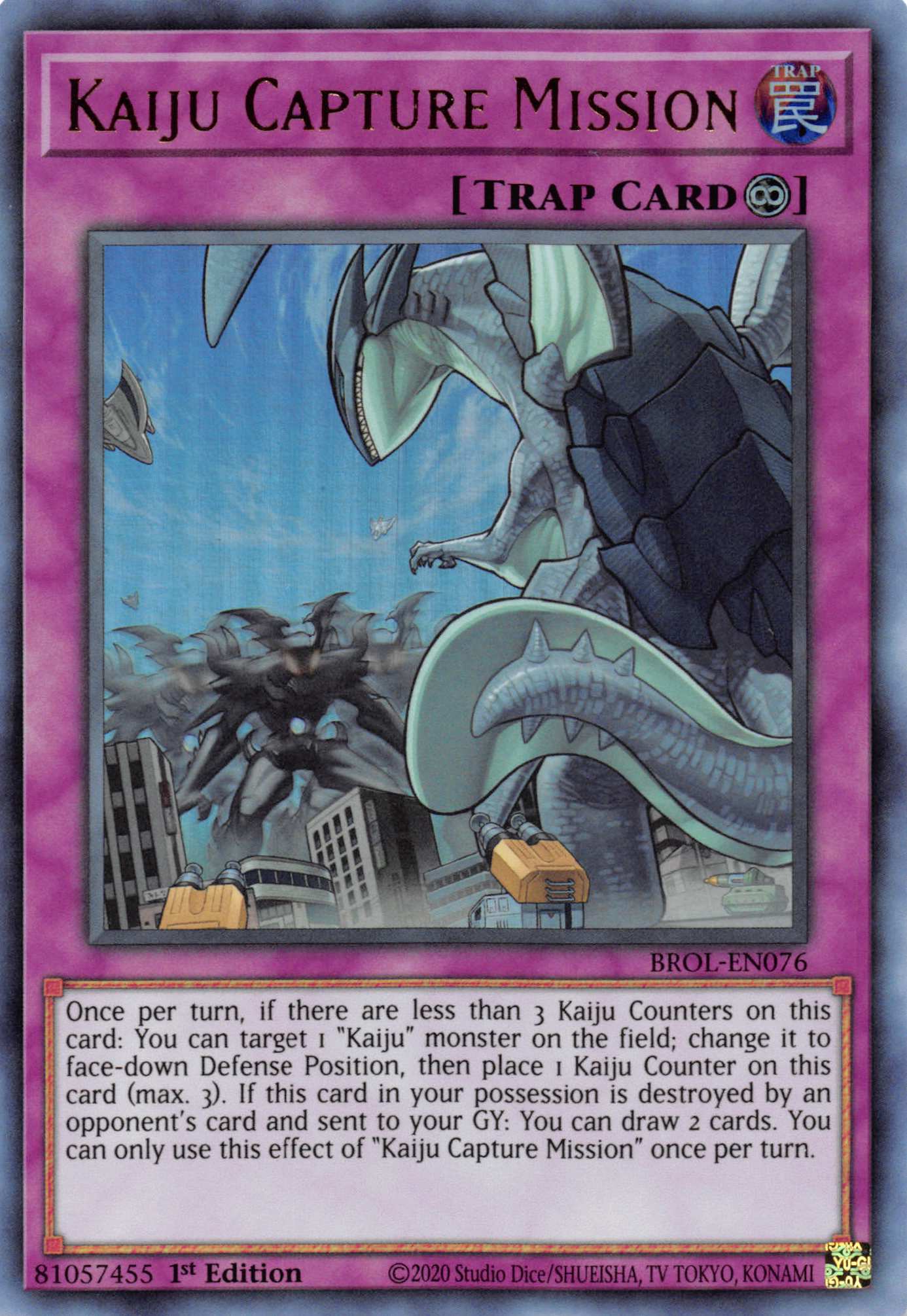 Kaiju Capture Mission [BROL-EN076] Ultra Rare | Exor Games Truro