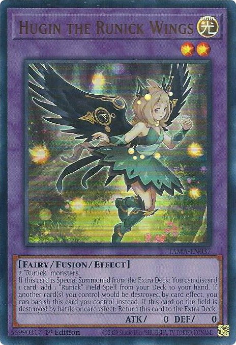 Hugin the Runick Wings [TAMA-EN037] Ultra Rare | Exor Games Truro