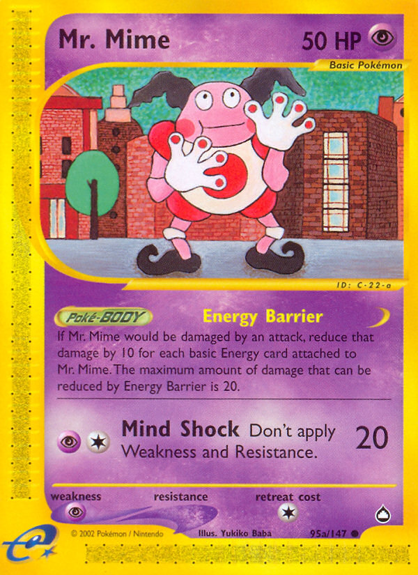 Mr. Mime (95a/147) [Aquapolis] | Exor Games Truro