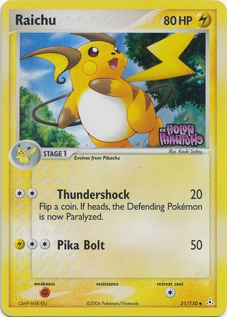 Raichu (51/110) (Stamped) [EX: Holon Phantoms] | Exor Games Truro