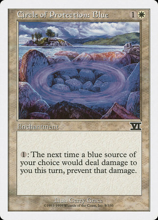Circle of Protection: Blue [Classic Sixth Edition] | Exor Games Truro