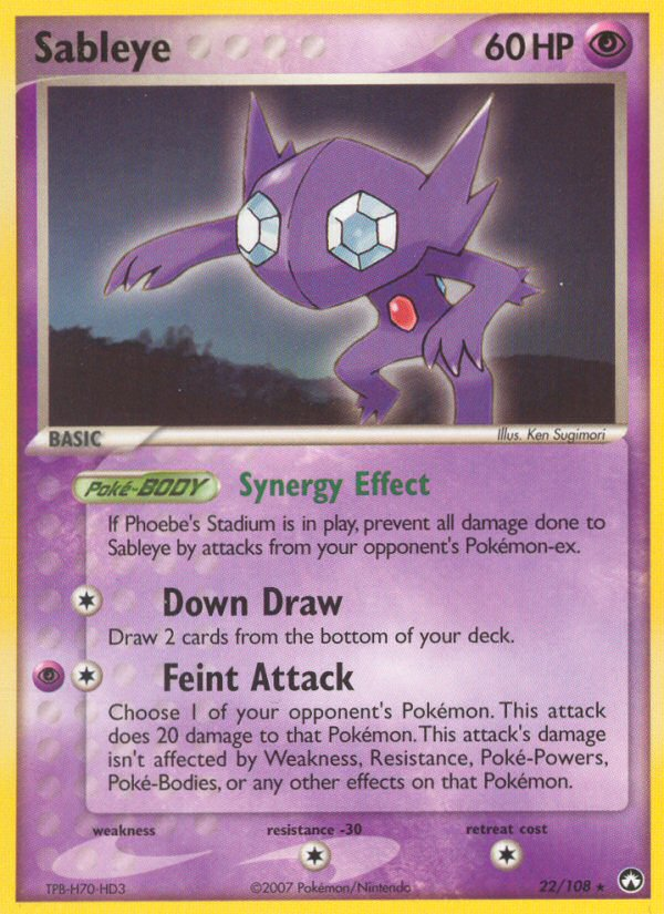 Sableye (22/108) [EX: Power Keepers] | Exor Games Truro